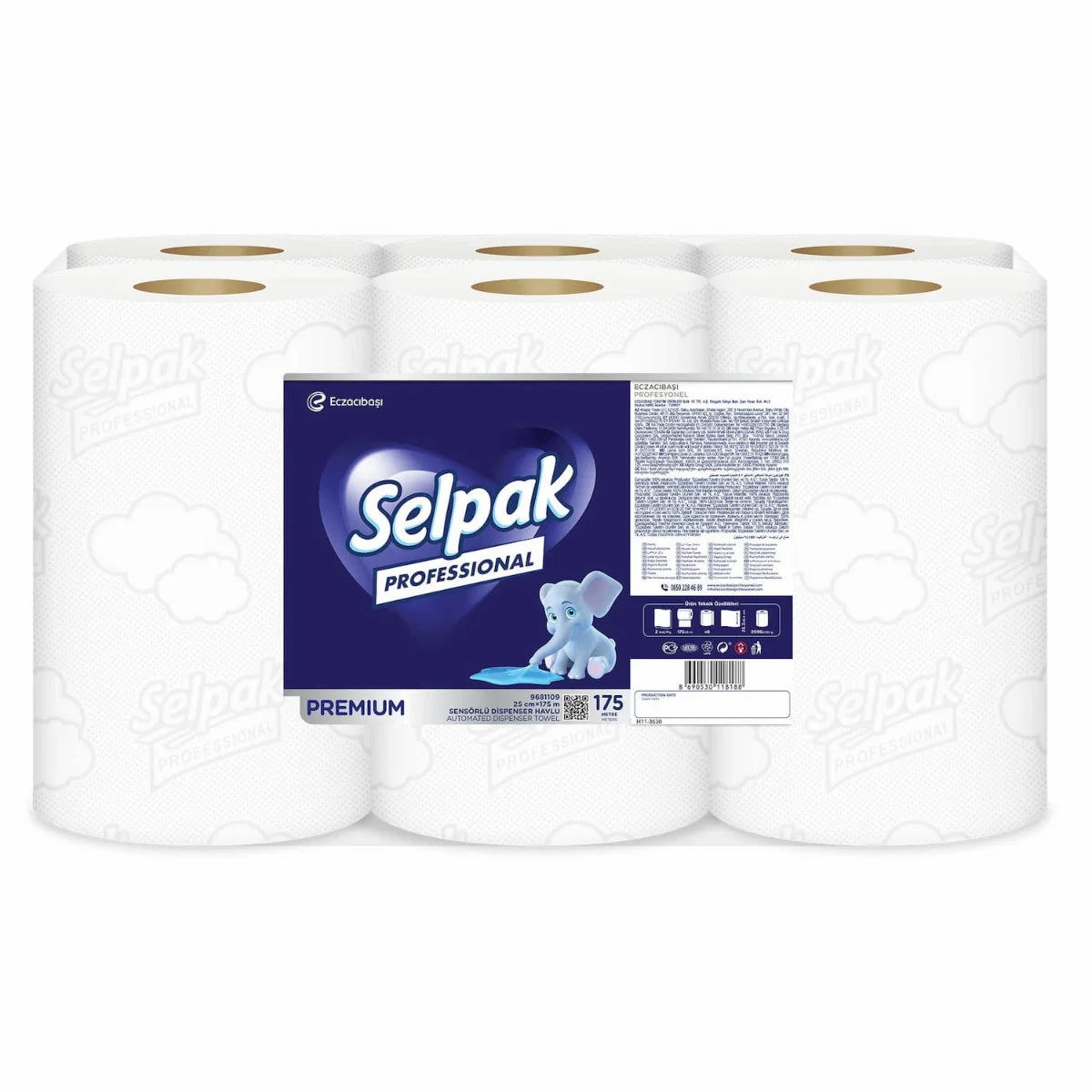 Selpak 2ply 25cm optic towel
