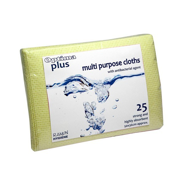 OPTIMA PLUS SUPER ABSORBENT ANTI-BACTERIAL CLOTHS