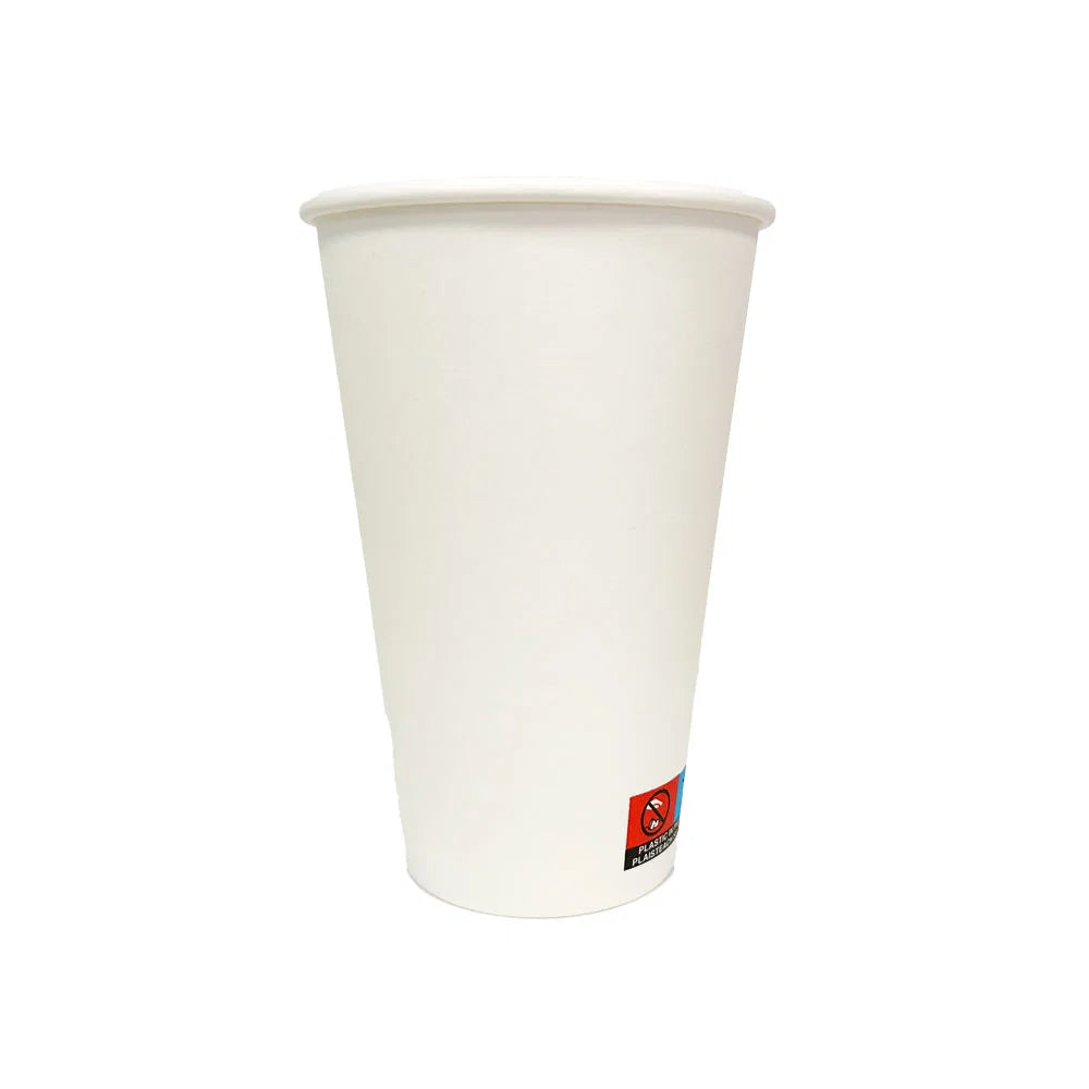 White PE SW Hot Cups (20x50)