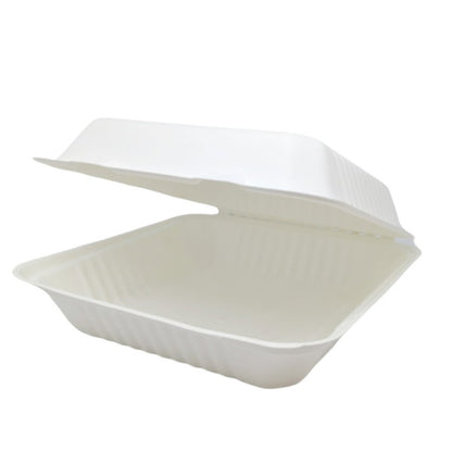Bagasse Rectangle Meal Box PFAS FREE