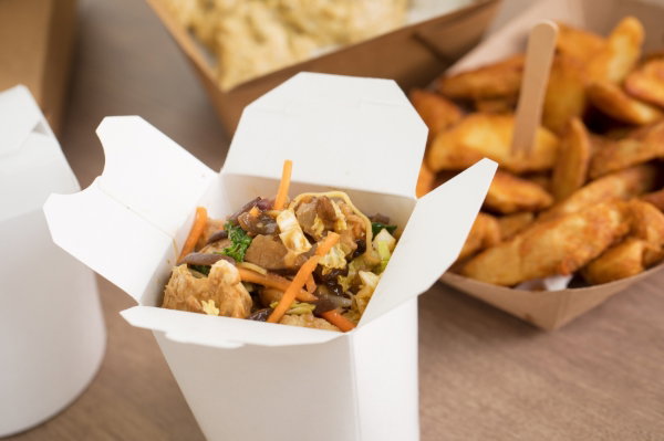 Spiritpak White Noodle Box