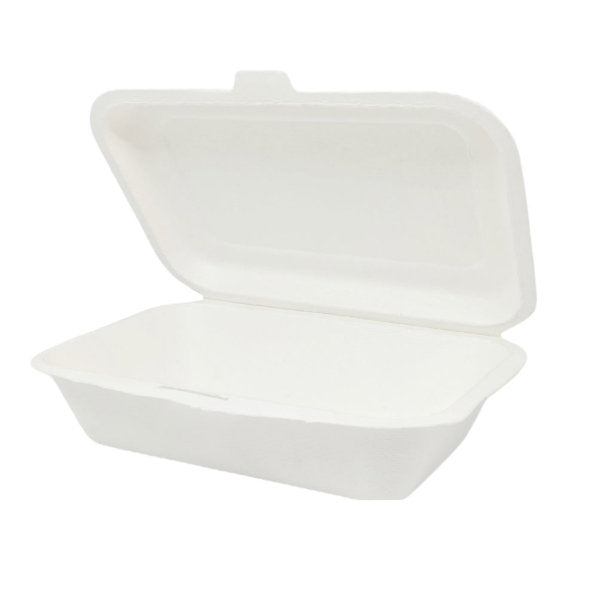 6"x4" Bagasse Small Lunch Box (20x50)