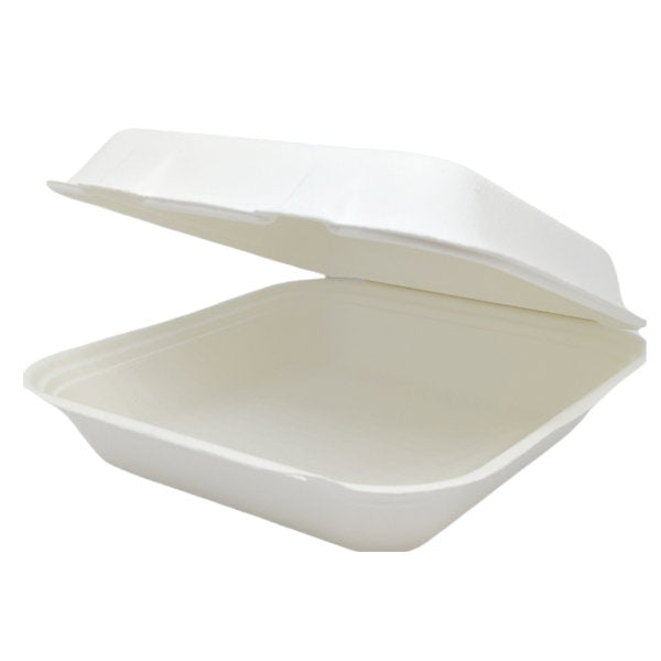Bagasse Rectangle Meal Box PFAS FREE