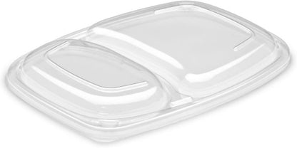 Lids for 34oz Black Compartment Microwaveable Containers