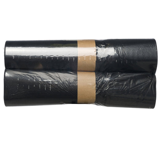 38" x 42" Black Large compactor sack (4 x 25`s)