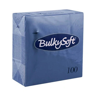 BulkySoft 40x40cm Cream 2ply 4 Fold Dinner Napkin (20x100)