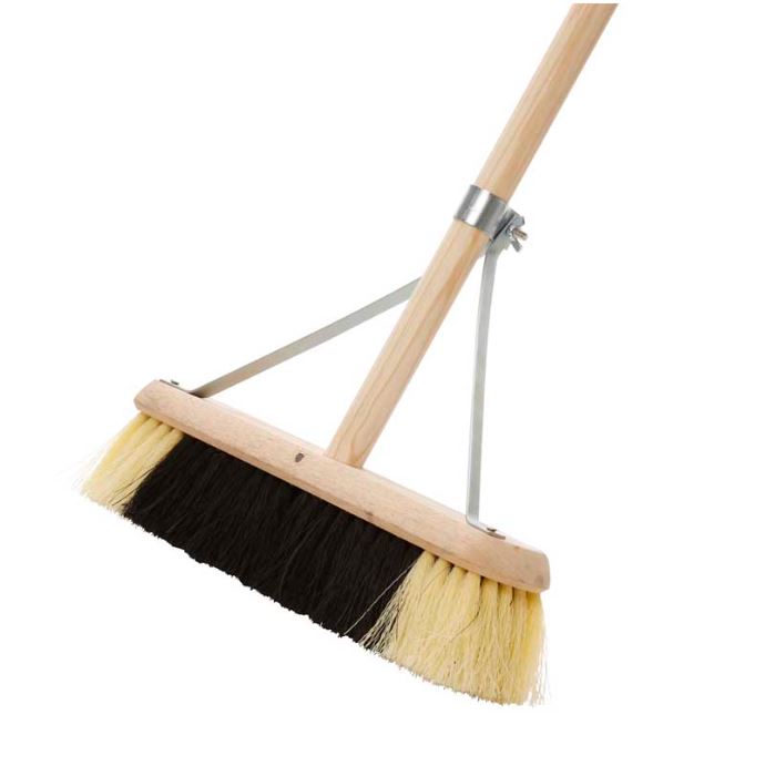 Dosco Brush with Stay Black & White 18"