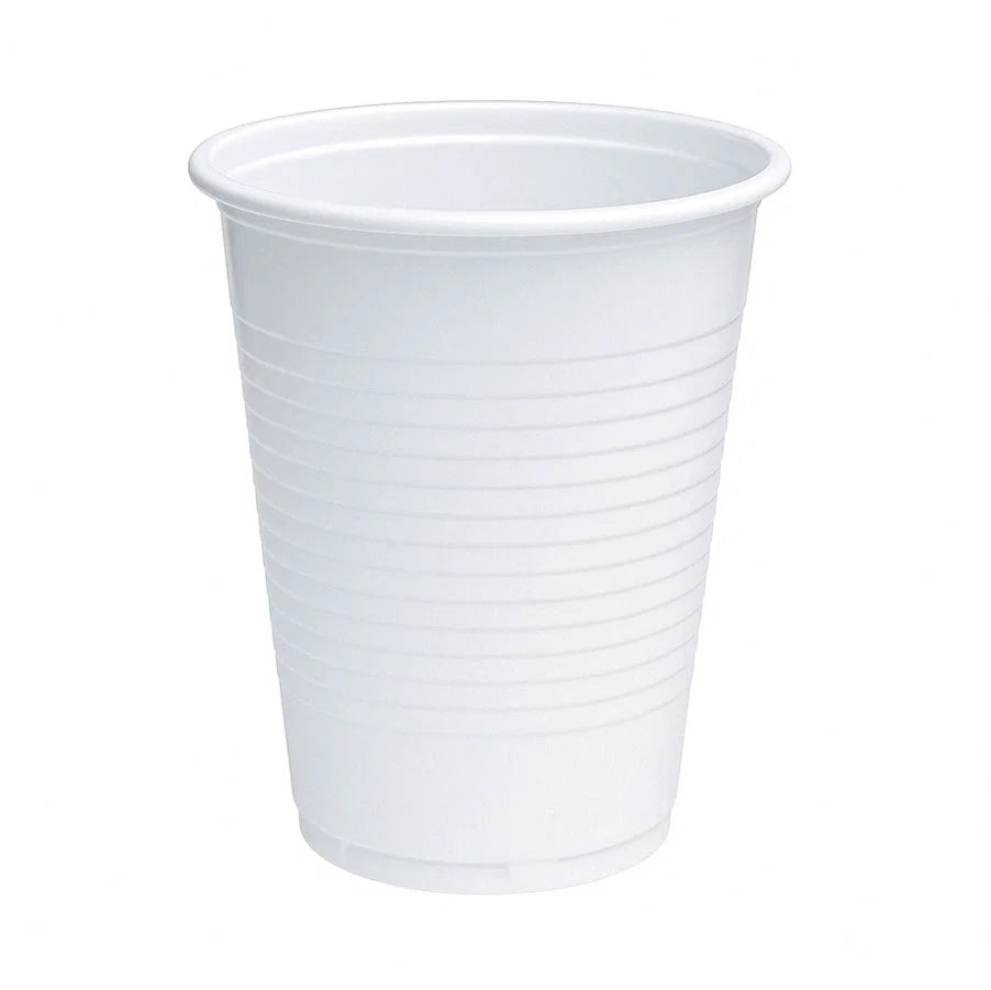 200ml Cater PP White Plastic Cups (20x100)