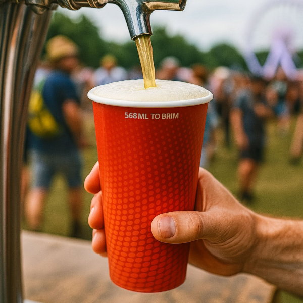 20oz / 568ml Spiritpak Red Paper Party SW Cup (20x25s)