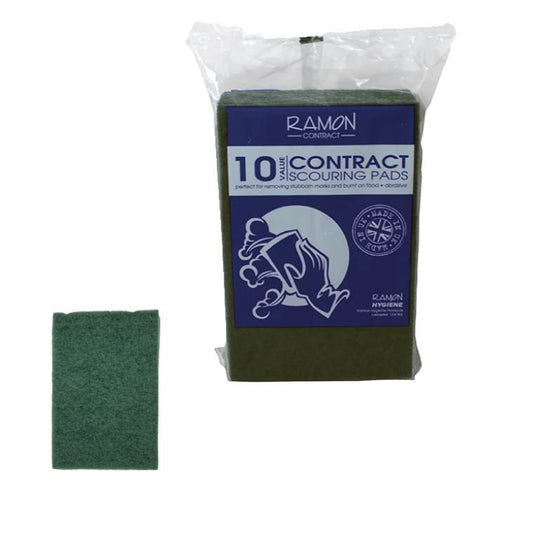 Ramon Scouring Pad Contract Green x 10