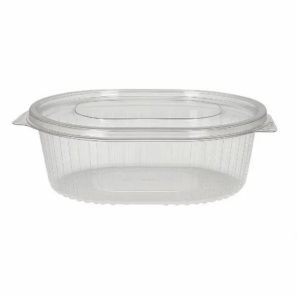 Oval hinged salad container (8x50)
