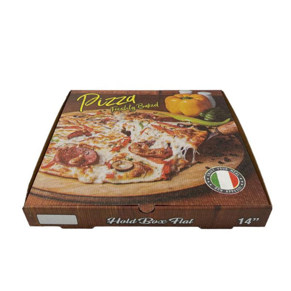 Kraft corrugated pizza box