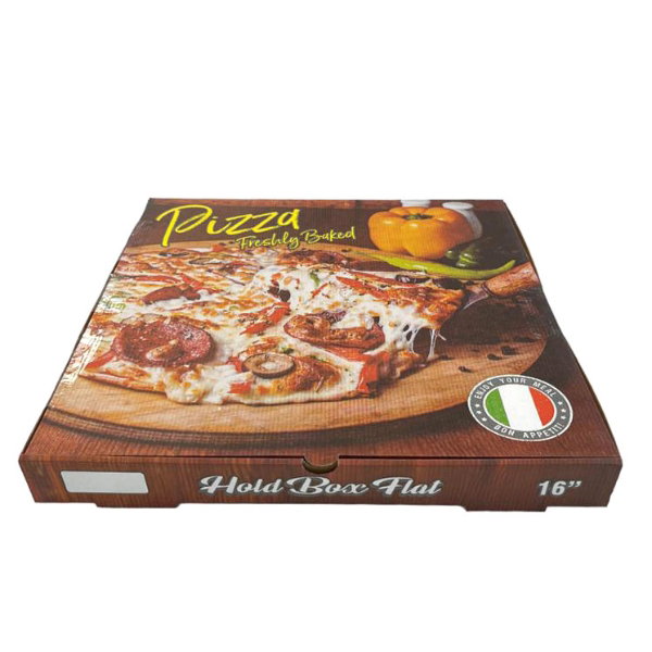 Kraft corrugated pizza box