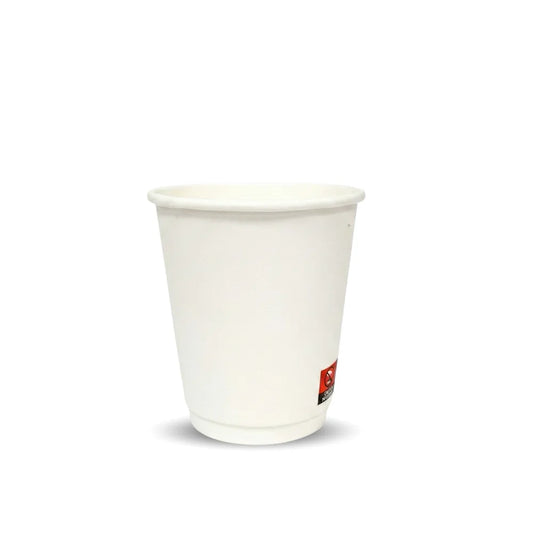 White Matt PE DW Hot Cups (20x25)