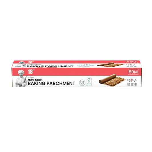 18" Spiritpak Baking Parchment Rolls 50m (6)