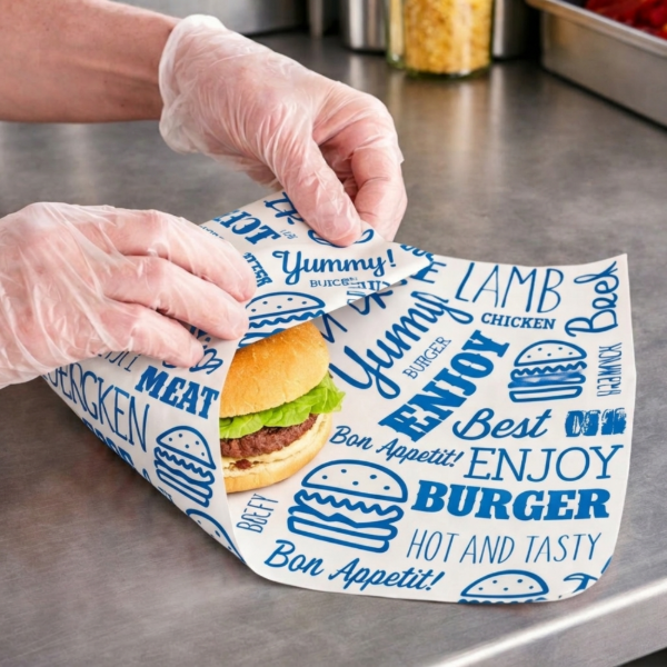 Compostable Burger Wrap 25x33cm (1000)