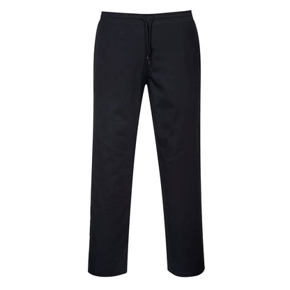 Black chef's trousers