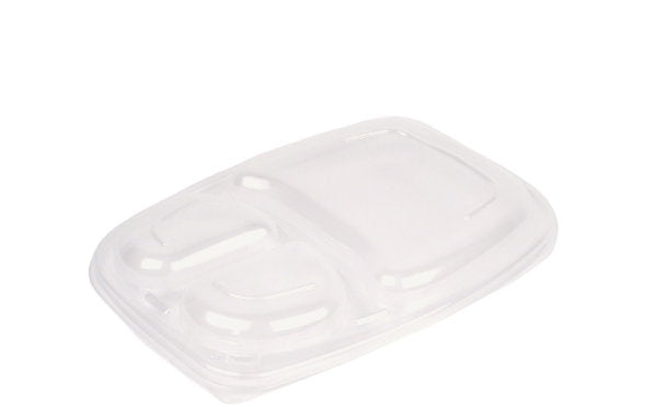 Lids for 34oz Black Compartment Microwaveable Containers