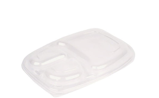 Lids for 34oz Black Compartment Microwaveable Containers