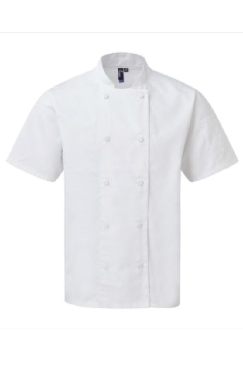 Chefs coolchecker short sleeve jacket