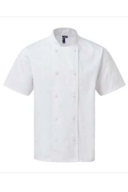 Chefs coolchecker short sleeve jacket