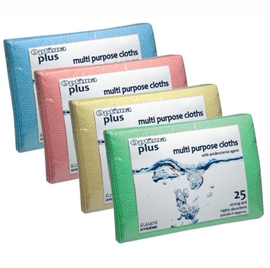 OPTIMA PLUS SUPER ABSORBENT ANTI-BACTERIAL CLOTHS