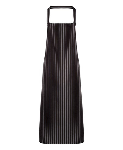 Striped bib apron