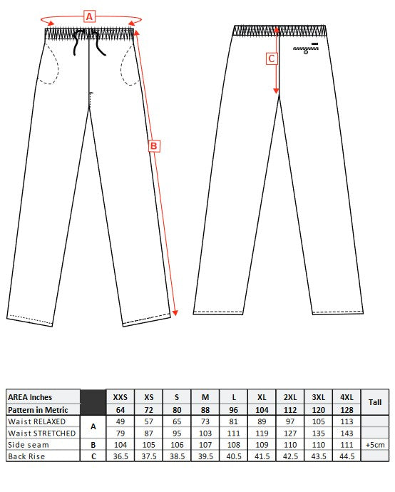 Black chef's trousers