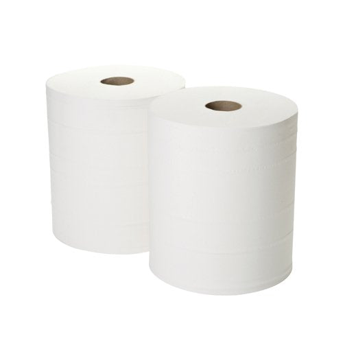 2ply Industrial roll White