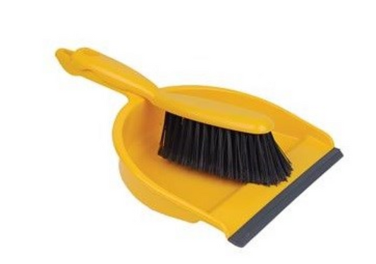 Yellow Dustpan Set